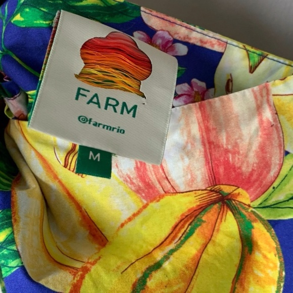 FARM Rio Tropical Print Mini Dress - Green, Yellow, Orange - Picture 10 of 16